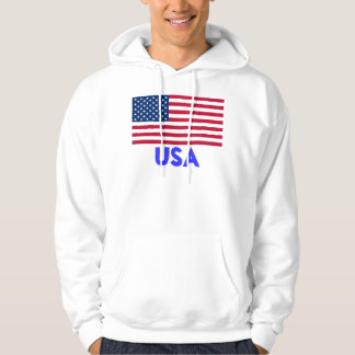 USA Flag Sweatshirt Hoodie