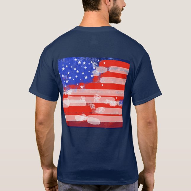 USA Flag T-Shirt (Back)
