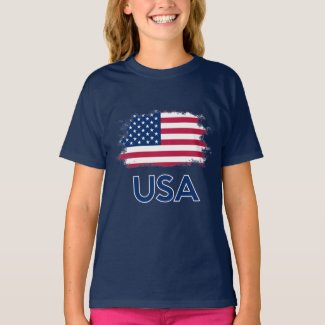 USA Flag     T-Shirt