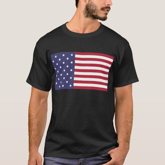 USA Flag T-Shirt – Patriotic American Pride Tee (Front)