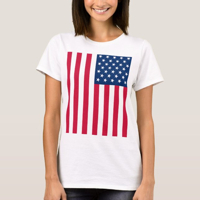 USA Flag T-Shirt United States of America (Front)