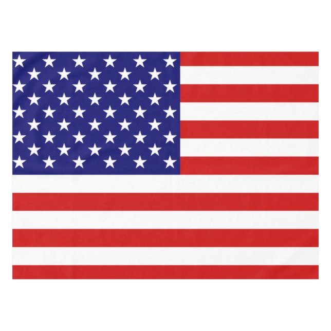 USA Flag tccnt Tablecloth (Front (Horizontal))