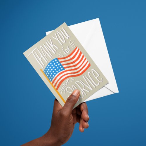 USA Flag Thank You for Your Service