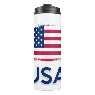 USA Flag    Thermal Tumbler