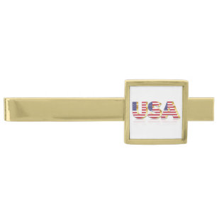 USA Flag Tie Bar