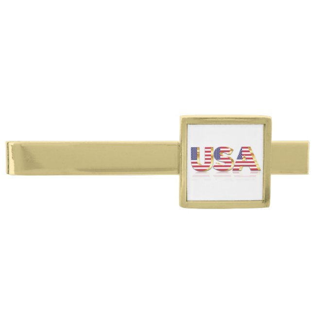 USA Flag Tie Bar (Front)