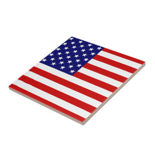 USA flag Tile