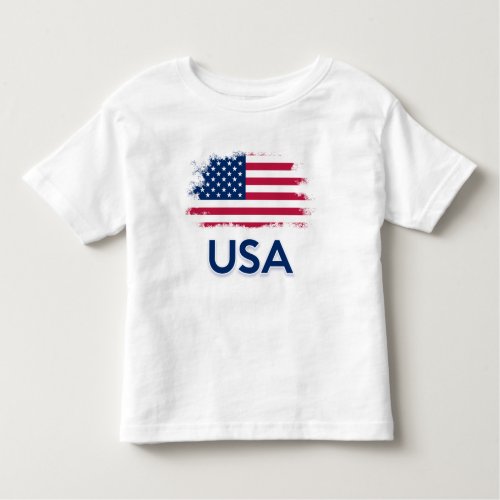 USA Flag  Toddler T_shirt