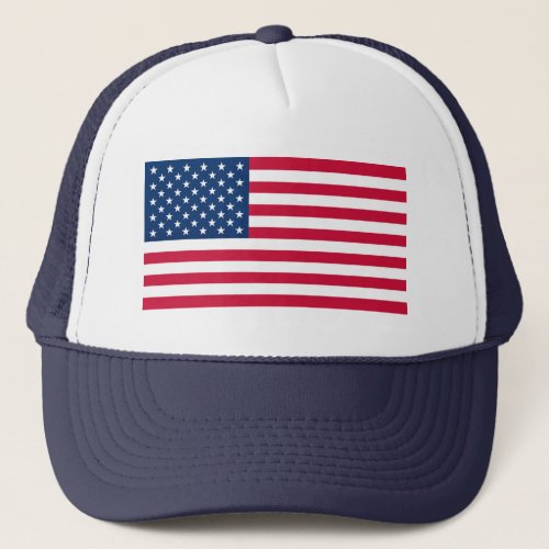 USA Flag Trucker Hat _ Patriotic