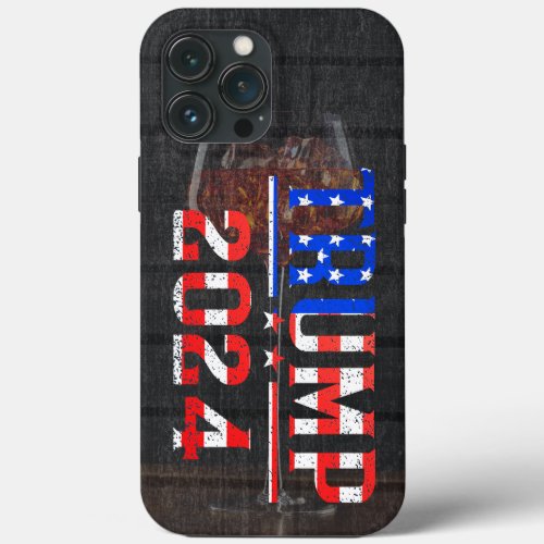 USA Flag Trump 2024 save america again election iPhone 13 Pro Max Case