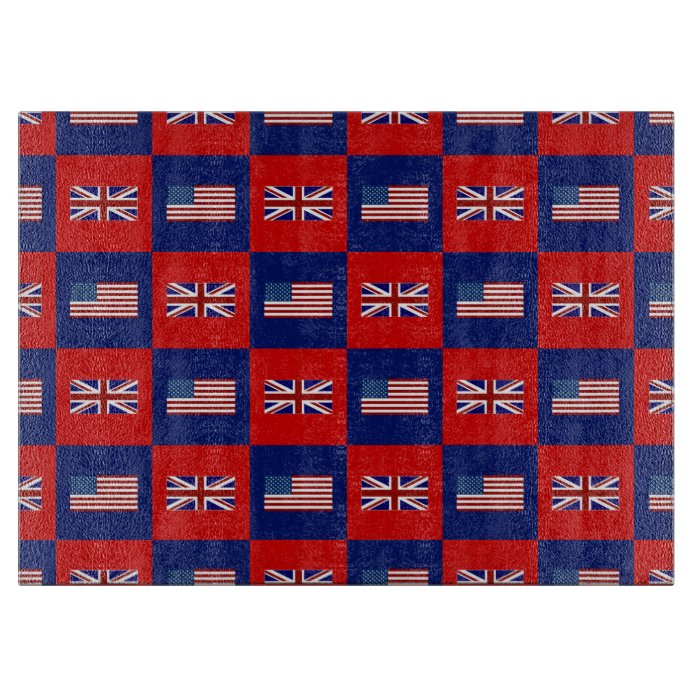 USA Flag & UK Flag Pattern