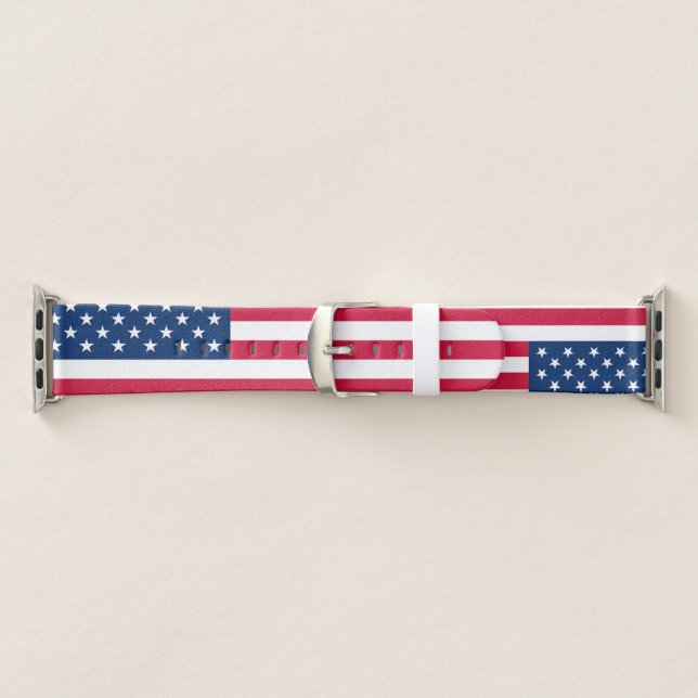 USA Flag - United States of America - Patriotic Apple Watch Band (Band)