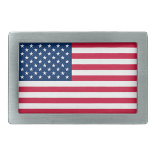 USA Flag - United States of America - Patriotic Belt Buckle