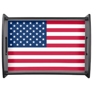 USA Flag - United States of America - Patriotic Serving Tray