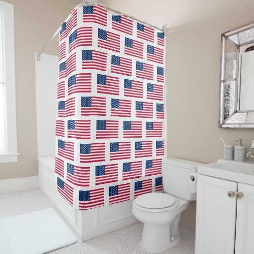 USA Flag _ United States of America _ Patriotic _ Shower Curtain
