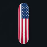 USA Flag - United States of America - Patriotic Skateboard<br><div class="desc">USA - United States of America - Flag - Patriotic - Independence Day - July 4th - Customizable - Choose / Add Your Unique Text / Color / Image - Make Your Special Gift - Resize and move or remove and add elements / image with customization tool. You can also...</div>