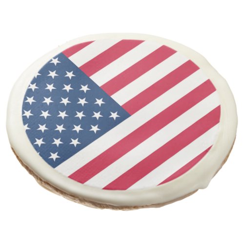 USA Flag _ United States of America _ Patriotic Sugar Cookie