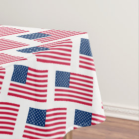 USA Flag - United States of America - Patriotic - Tablecloth