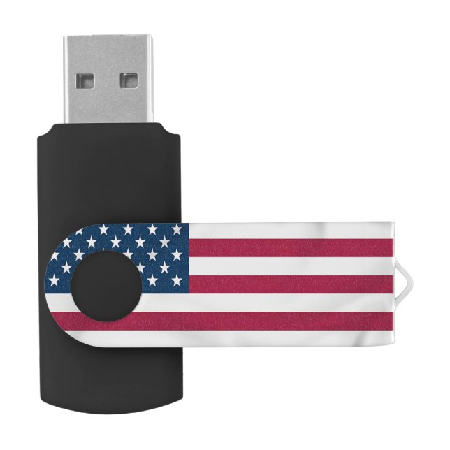 USA Flag USB Flash Drive – Show Your Patriotism  (Opened)