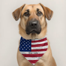 USA flag vintage America patriotic Custom name