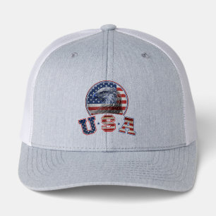 USA Flag Vintage American Eagle American Flag