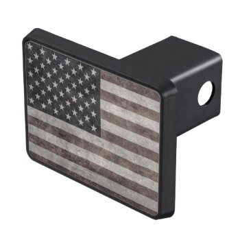 Usa Flag  Vintage Retro American Flag On Canvas Trailer Hitch Cover by Lonestardesigns2020 at Zazzle