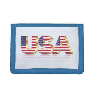 USA Flag Wallet - Patriotic 