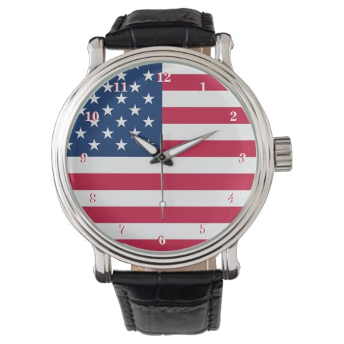 USA Flag Watch United States of America Patriotic