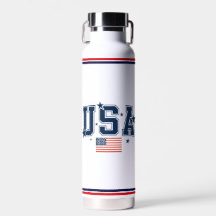 USA Flag Water Bottle