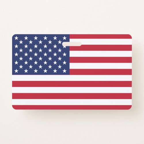 USA Flag Waves High Symbol of Liberty and Unity Badge