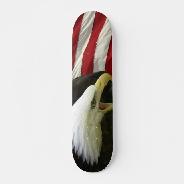 USA FLAG with EAGLE Skate Deck (Front)