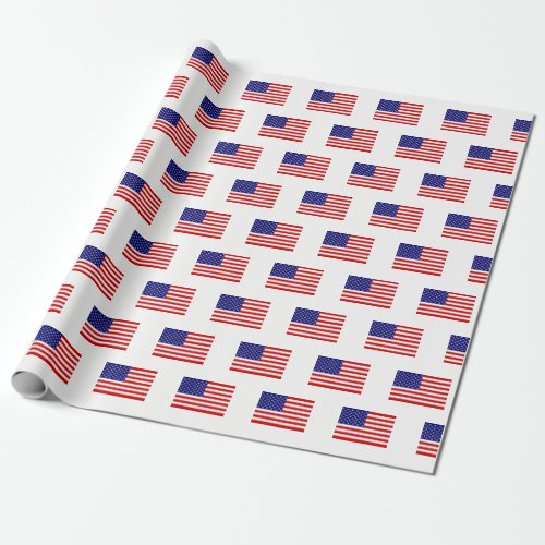USA Flag wpcn Wrapping Paper