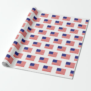 USA Flag wpt Wrapping Paper