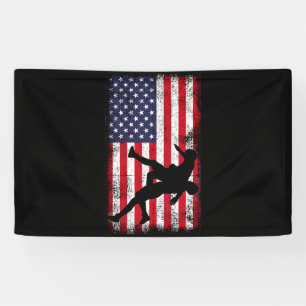 Usa Flag Wrestling American Flag Wrestling Wrestle Banner