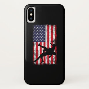 Usa Flag Wrestling American Flag Wrestling Wrestle iPhone X Case