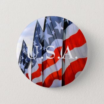 Usa Flags Buttons by artinphotography at Zazzle