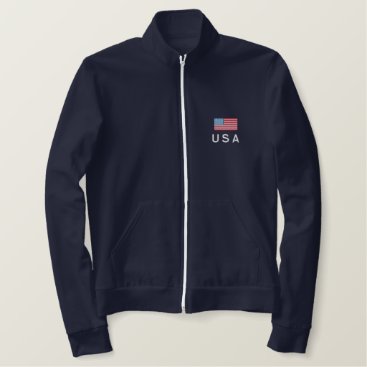 USA Fleece Track Jacket