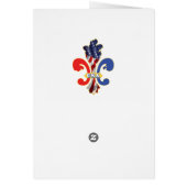 USA Fleur de lis Cards (Back)