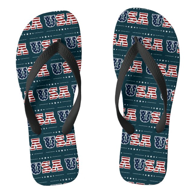 USA Flip Flops (Footbed)
