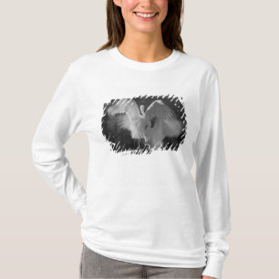 USA, Florida, Great Egret (Ardea alba) infrared 3 T-Shirt