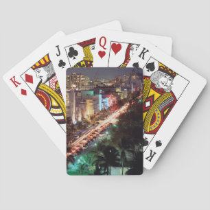 USA, Florida, Miami Beach, Ocean Drive, Art Deco 2 Poker Cards