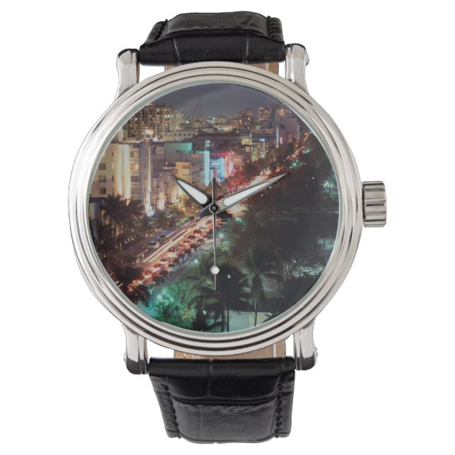 USA, Florida, Miami Beach, Ocean Drive, Art Deco 2 Watch (Front)