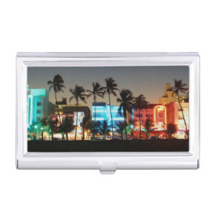 USA, Florida, Miami Beach, Ocean Drive, Art Deco Business Card Holder