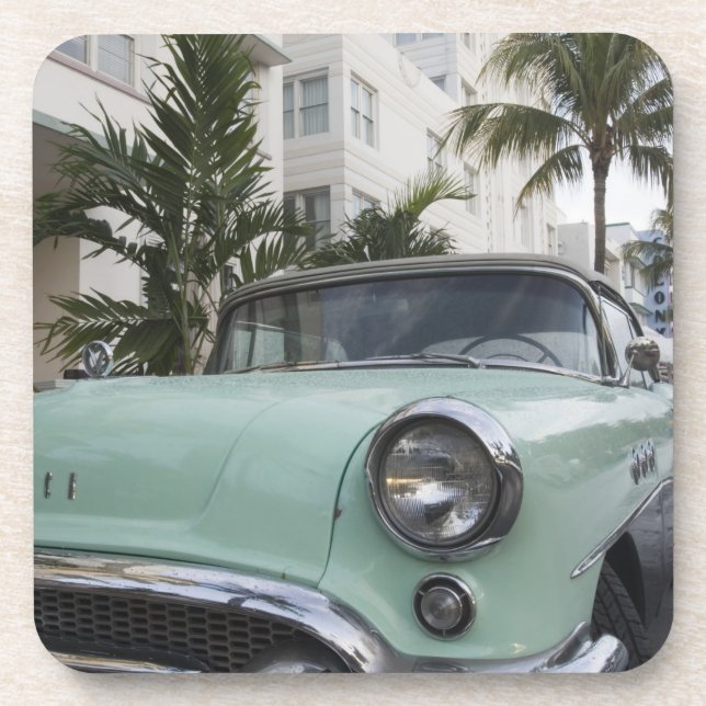 USA, Florida, Miami Beach: South Beach, 1956 3 Drink Coaster (Front)