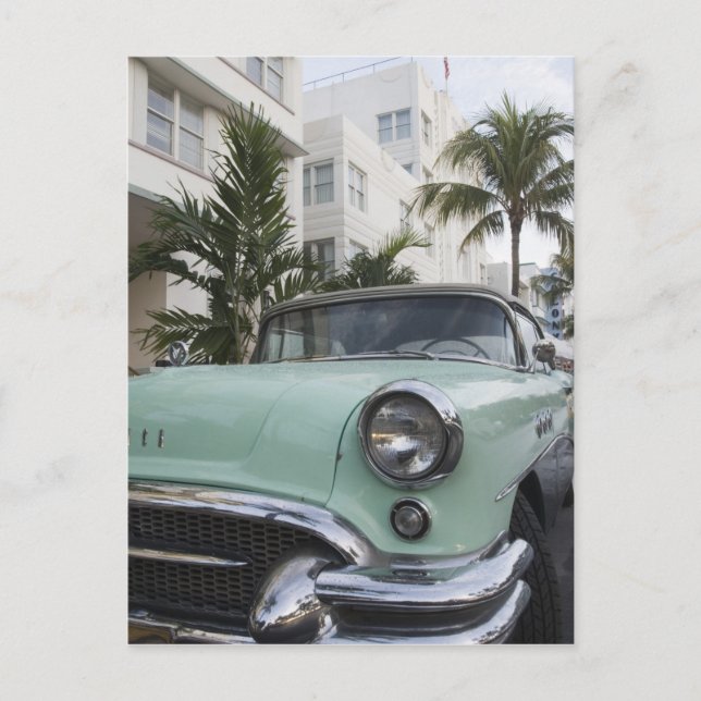 USA, Florida, Miami Beach: South Beach, 1956 3 Postcard (Front)