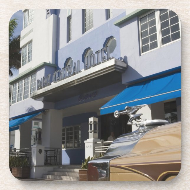 USA, Florida, Miami Beach: South Beach, Art Deco Coaster (Front)