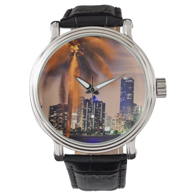 USA, Florida, Miami skyline at dusk Watch (Front)