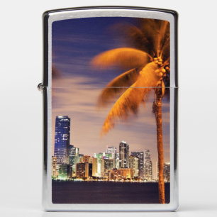 USA, Florida, Miami skyline at dusk Zippo Lighter