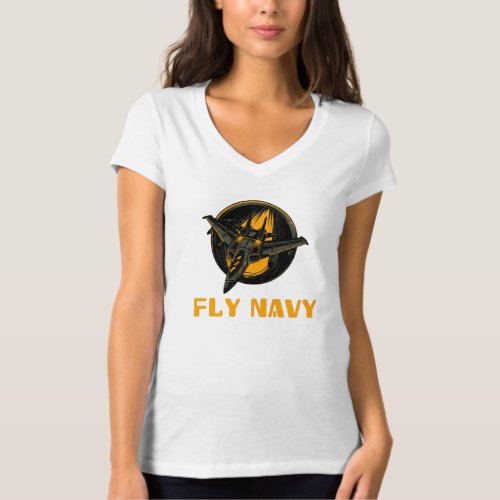 USA Fly Navy Fighter Jet F_18 T_Shirt