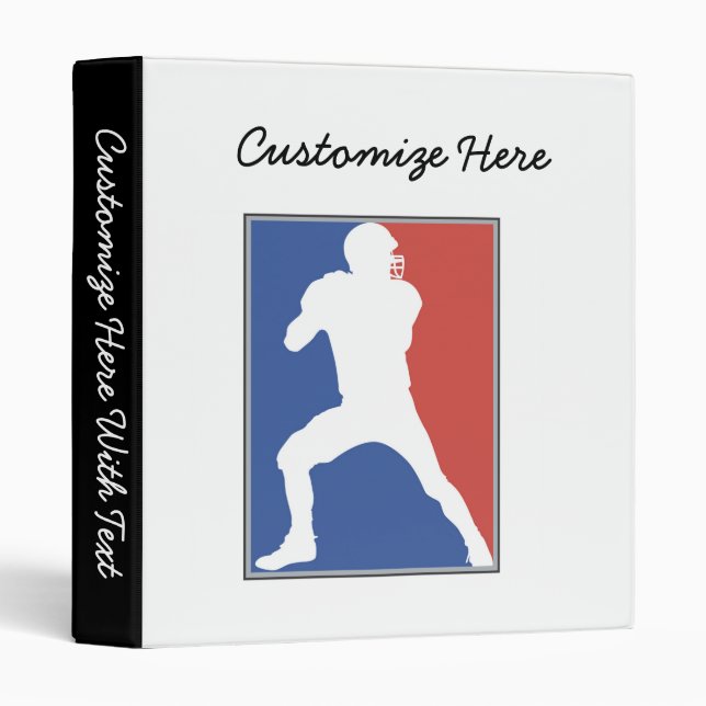 USA Football Player T-shirts and Gifts Binder (Front/Spine)